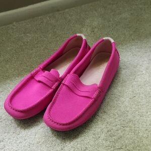 Rothy's Vibrant Pink Moccasins